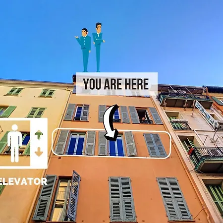 Nestor&jeeves - Cactus Riviera - Hyper Center - Very Close Sea And Place Massena Apartman *